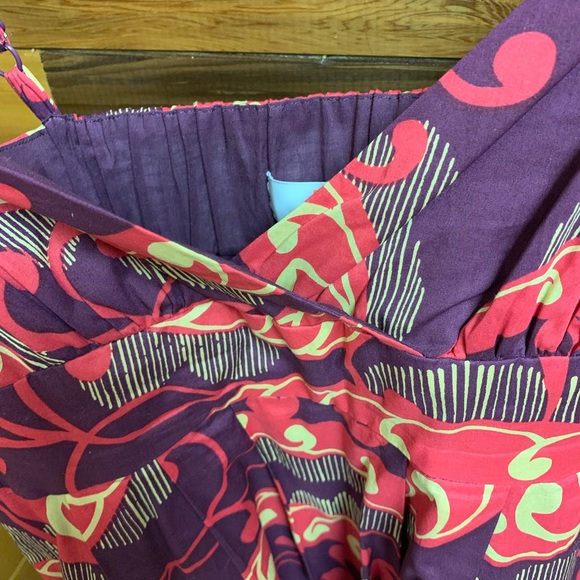 Joe Fresh Bold Spring Adjustable Strap Funky Dress - Picture 5 of 8